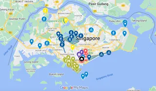 Singapore Itineary Map