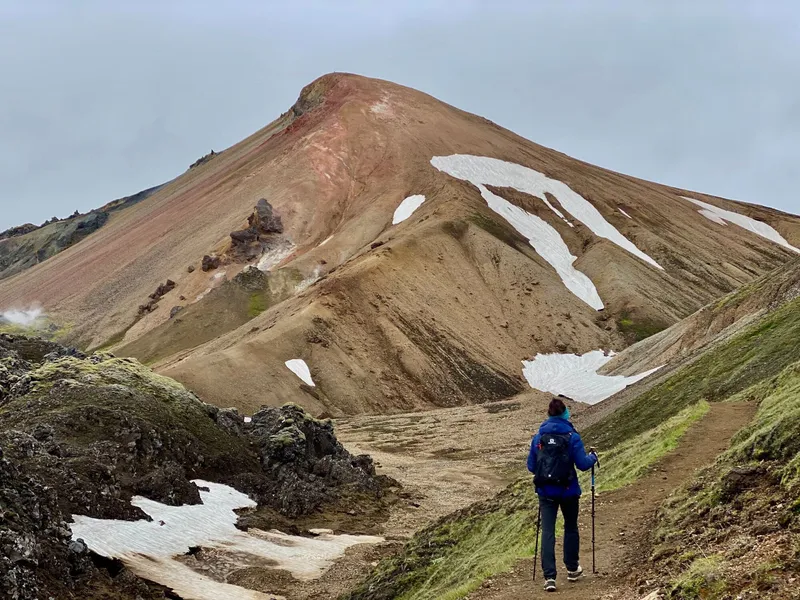 Hiking in cold weather –